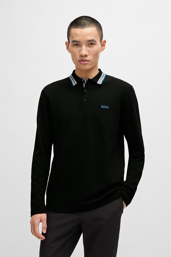 ΜΠΛΟΥΖΑ POLO BOSS - 006 ΜΑΥΡΟ